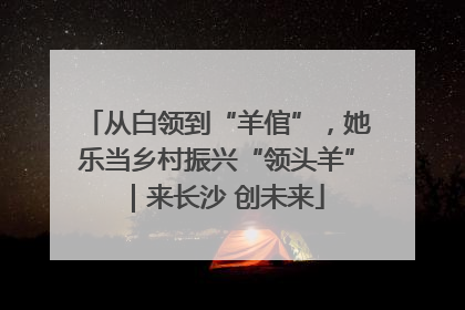 从白领到“羊倌”，她乐当乡村振兴“领头羊”｜来长沙 创未来